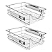 Einfeben 2x Cassetto Telescopico da Cucina, per Armadi da Cucina ✓ Estraibile ✓ Cassetto Estraibile ✓ Cestino Telescopico per Armadi da 40 cm