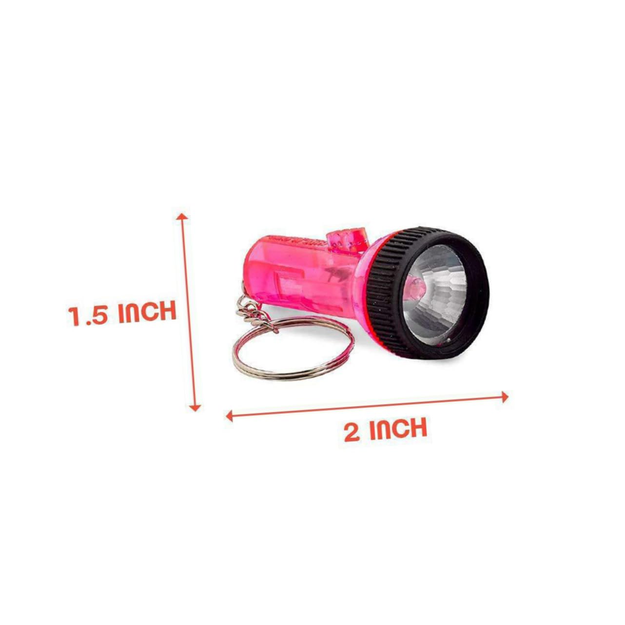 GALPADA 24Pcs Mini Keychain Flashlight LED Pocket Torch for Everyday Use Mixed Colors Portable and Sturdy Design for Camping Hiking and Emergency Lighting