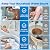 Whole House Water Filter System for Well Water City Water, 3 Stage Whole Home Water Filtration System,Reduces Chlorine,Taste, Sediment for Cleaner Water, Includes 3 Sets Filters (2 Years use), 3/4”