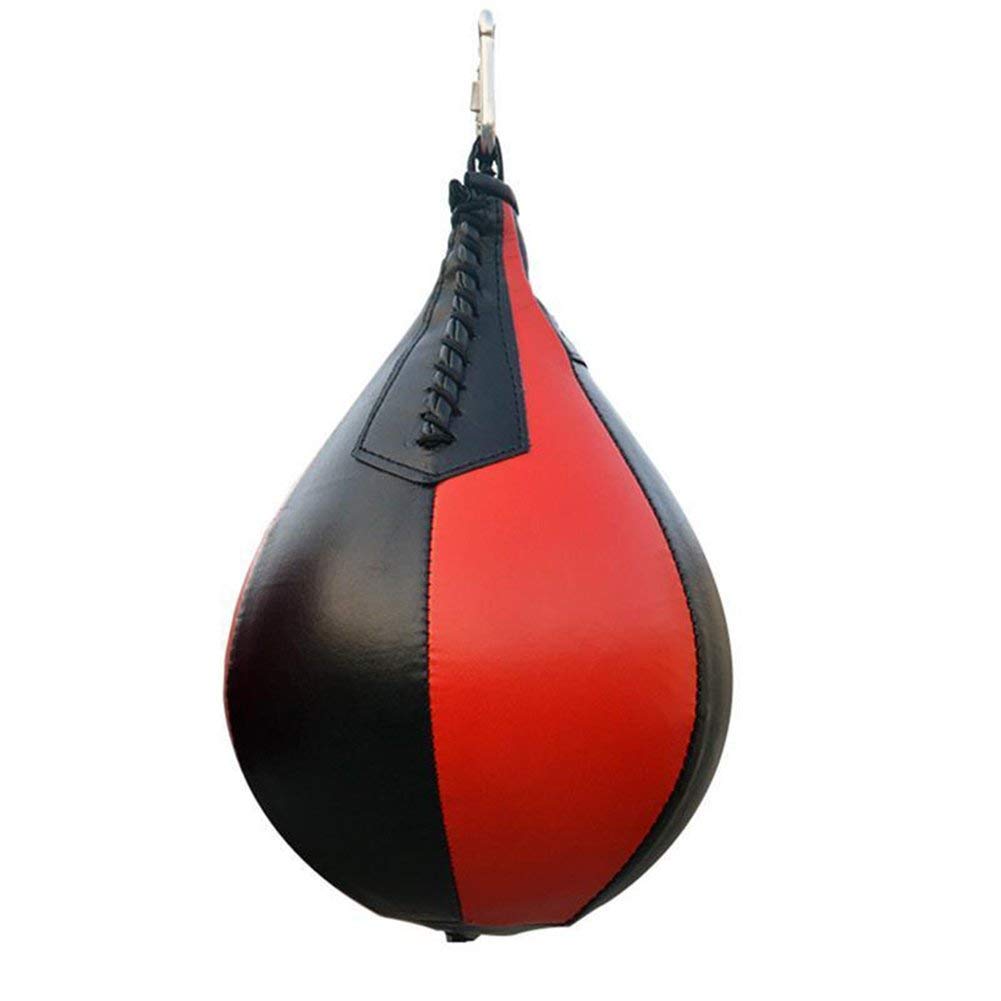 MAXSTRENGTHSpeed Ball Muway Thai Hanging Bag Boxing Pear Shape Speed ball And Swivel Punch Bag MMA Punching Training Speed Ball, MMA Muay Thai Training Punching Dodge Striking Bag