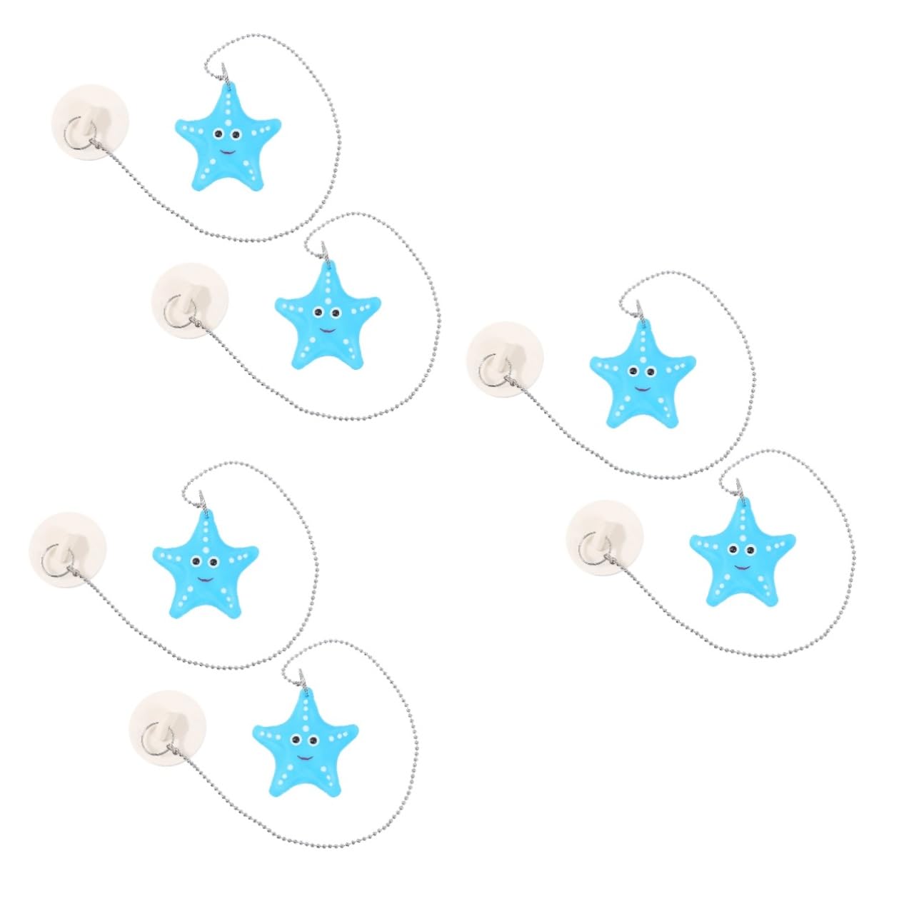 Bouchon de vidange évier et salle de bain étanche anti-obstruction lot de 6 pièces
