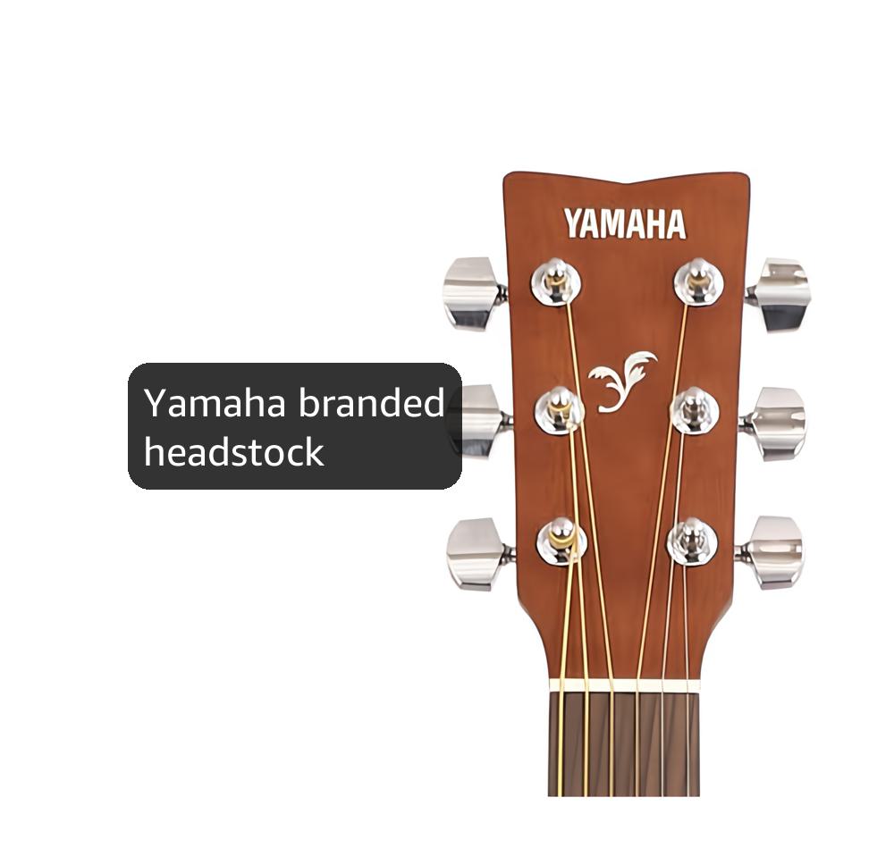 Yamaha FSX80C Semi-Acoustic Cutaway Guitar – Natural Finish, 6 Strings, Full-Size, Built-in Pickup, Rich Tone, Comfortable Playability, Ideal for Beginners & Performers