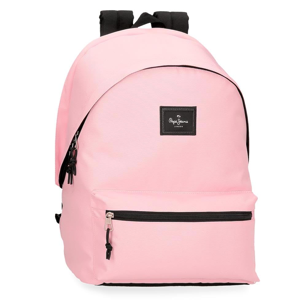 Pepe Jeans Aris Colorful Mochila para Portátil Doble Compartimento Portátil 15,6 Pulgadas Rosa 31x44x17,5 cms Poliéster by Joumma Bags
