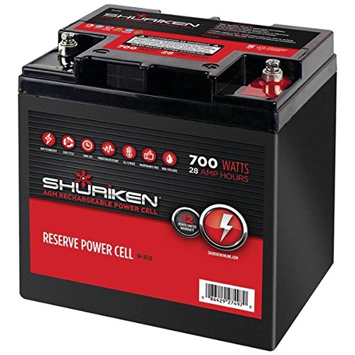 Batería Shuriken SK-BT28 28 Amps 700 Watts miniatura 1