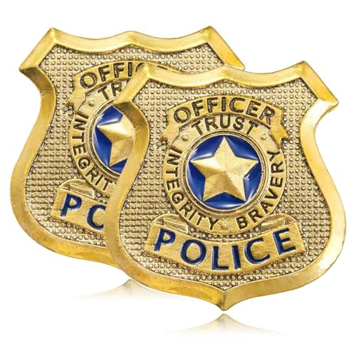 FEQDWOX 2 Stück Spielzeug-Abzeichen, Party-Mode-Abzeichen, Kleidungszubehör, Karnevals-Motto-Party-Requisiten