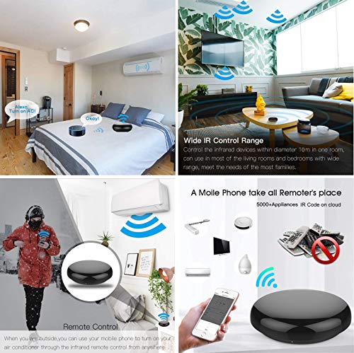 RUIMING Controle remoto sem fio inteligente WiFi-IR Tuya/Smart Life APP Controle remoto WiFi Infrave
