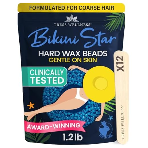 Tress Wellness Hard wax beads - For sensitive skin - Bikini Star 1.2lb