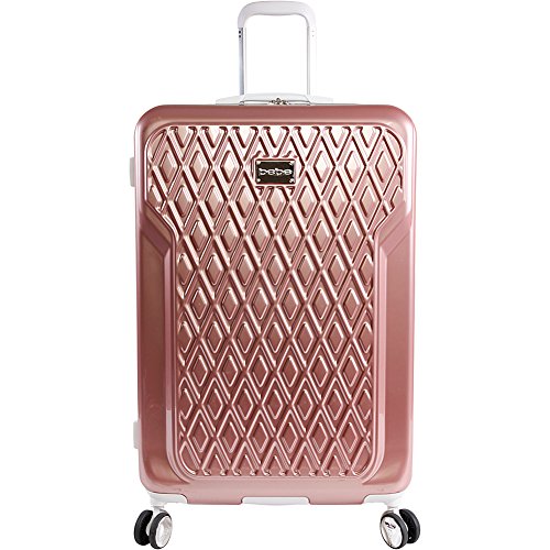 BEBE Women's Luggage Stella 29" Hardside Check in Spinner, Telescoping Handles, Rose Gold, One Size - Thumbnail 3