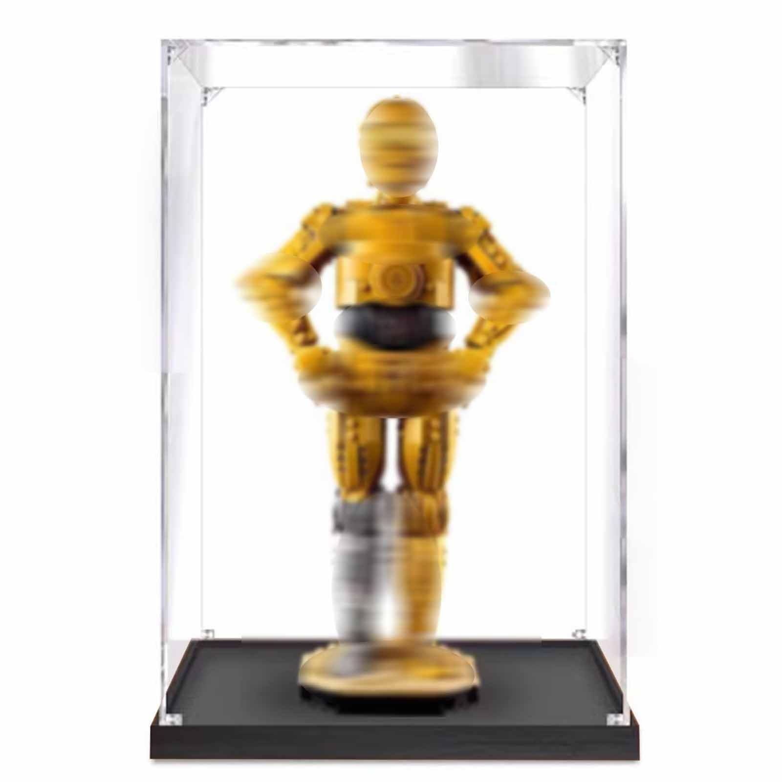 Vitrine en Acrylique pour boîte Anti-poussière 75398,boîte de Rangement Transparente, boîte de présentation 75398 (étui Uniquement, sans modèle)(A,2MM)