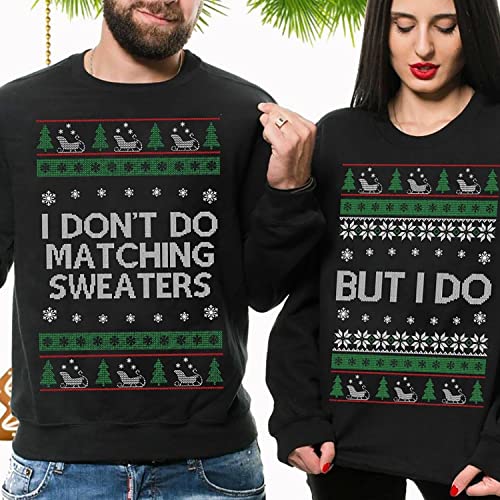Image for I Don't Do Matching Christmas Sweater Set