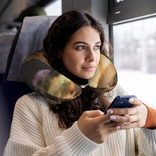Almohada de espuma viscoelástica para viaje tamaño mediano miniatura 6