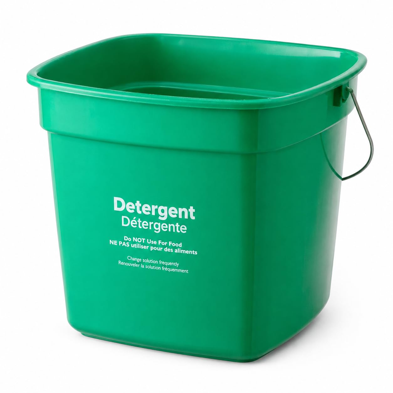 10 Qt Green Detergent Pail by Glownary – 10.0 quarts, Plastic, Green, Model 511kp100gnbl
