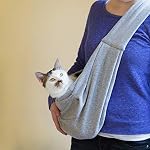 Dog and Cat Sling Carrier – Hands Free Reversible Pet Papoose Bag - Soft Pouch and Tote Design – Suitable for Puppy, Small Dogs, and Cats for Outdoor Travel