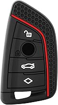 Happyit Silicone Car Key Case Cover for BMW X1 X3 X4 X5 F15 X6 F16 G30 7 Series G11 F48 F39 520 525 F30 118i 218i 320i 4 Buttons