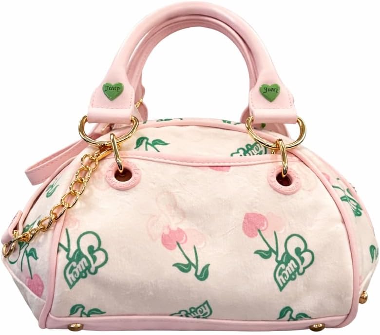 Juicy Couture Retro Satchel, 12" W x 8" H x 5" D