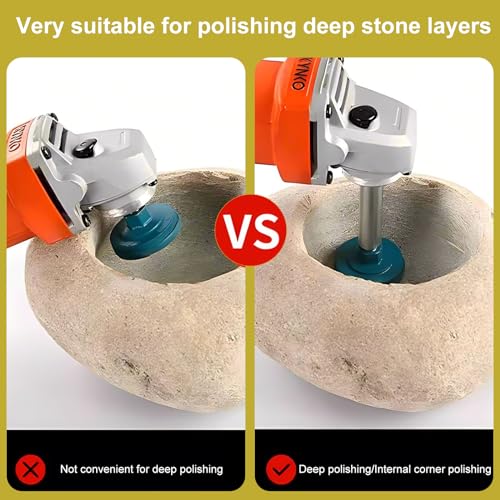 SRTSTR 3 Piezas Varilla de Conexión de Extensión de Amoladora Angulares M14 Barra de Extensión de Rotativa Pulidora Pulido Palanca Adaptador 75/100/140mm Extensión de Zócalo para Amoladora Angular - imagen 5