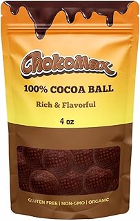 Chokomax Cocoa Ball for Rich & Creamy Hot Chocolate - Made of Premium Quality Cacao Bean from Haiti - Rich in Antioxidants & Perfect for Gifting - Non-GMO, Vegan & Gluten-Free - Available in Variety Pack (4 OZ)