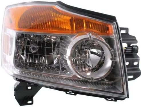 Headlight Headlamp Assembly Composite Clear Lens Passenger Right Side For Nissan Armada 2008 2009 2010 2011 2012 2013 2014 2015 - NI2503175