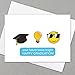 Emoji Graduation Card Pack - Set of 18 Cards, Blank Inside with White envelopes