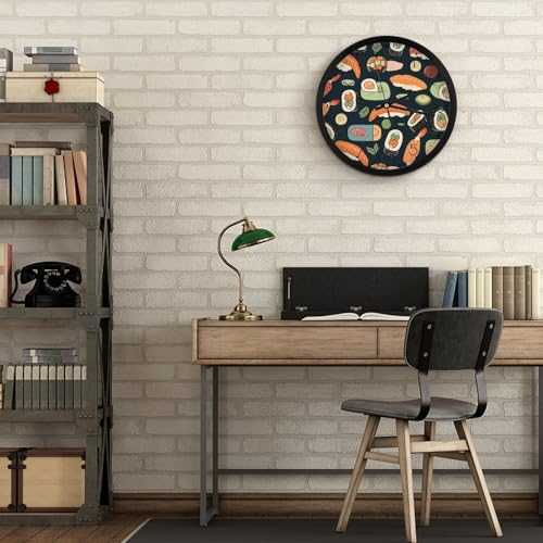 Horloge murale numérique à piles pour décorer un salon sans câble - 7