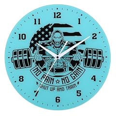 12 Inch Gym Wall Clocks with US Flag and Muscular Gorilla Workout Dial, Silent Clock Movement and photo 12 Inch Gym Wall Clocks with US Flag and Muscular Gorilla Workout Dial, Silent Clock Movement and