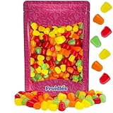 Fruidles Assorted Fruit JuJu Jelly Drops, Delicious Gummy Candy, Gluten-Free, Fun and Festive Holiday Snacking, Party Favor (Half-Pound)