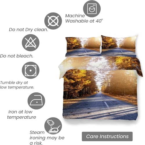 Parure de lit métaséquoia 220x240 avec housse de couette et taies d'oreiller - 7