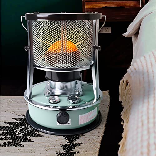 HFDASUENT Calefactor de petróleo con 2 Mecha,Estufa de Queroseno para Interiores sin Electricidad con indicador de Aceite para Cocina de Calefacción de Tienda de Campaña HFDASUENT Calefactor de petróleo con 2 Mecha,Estufa de Queroseno para Interiores sin Electricidad con indicador de Aceite para Cocina de Calefacción de Tienda de Campaña