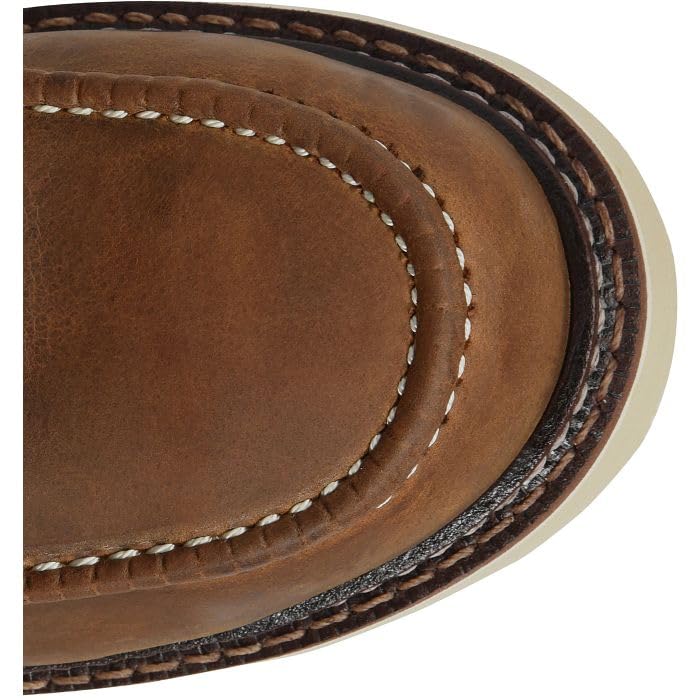 Carolina Ferric USA 8" Steel Moc Toe Work Boot Men’s Safety Electrical Hazard Slip Resistant3