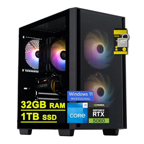 acer Nitro 60 �Q�[�~���O �f�X�N�g�b�v �R���s���[�^�[ Intel 10-core i5-14400F 32GB DDR5 1TB SSD GeForce RTX 5060 8GB GDDR7 DLSS4 (�ő�614 AI Tops) US