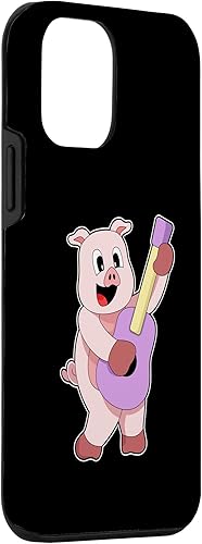 Miniatura 3 de iPhone 12 mini Pig Musician Guitar Music Case