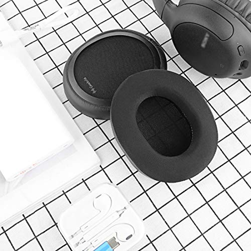 Geekria Almohadillas de Gel Refrescante de Repuesto para Auriculares Sony WH-CH700N, WH-CH710N, WH-CH720N, Cojines de Oreja con Guía en Video (Negro) miniatura 6