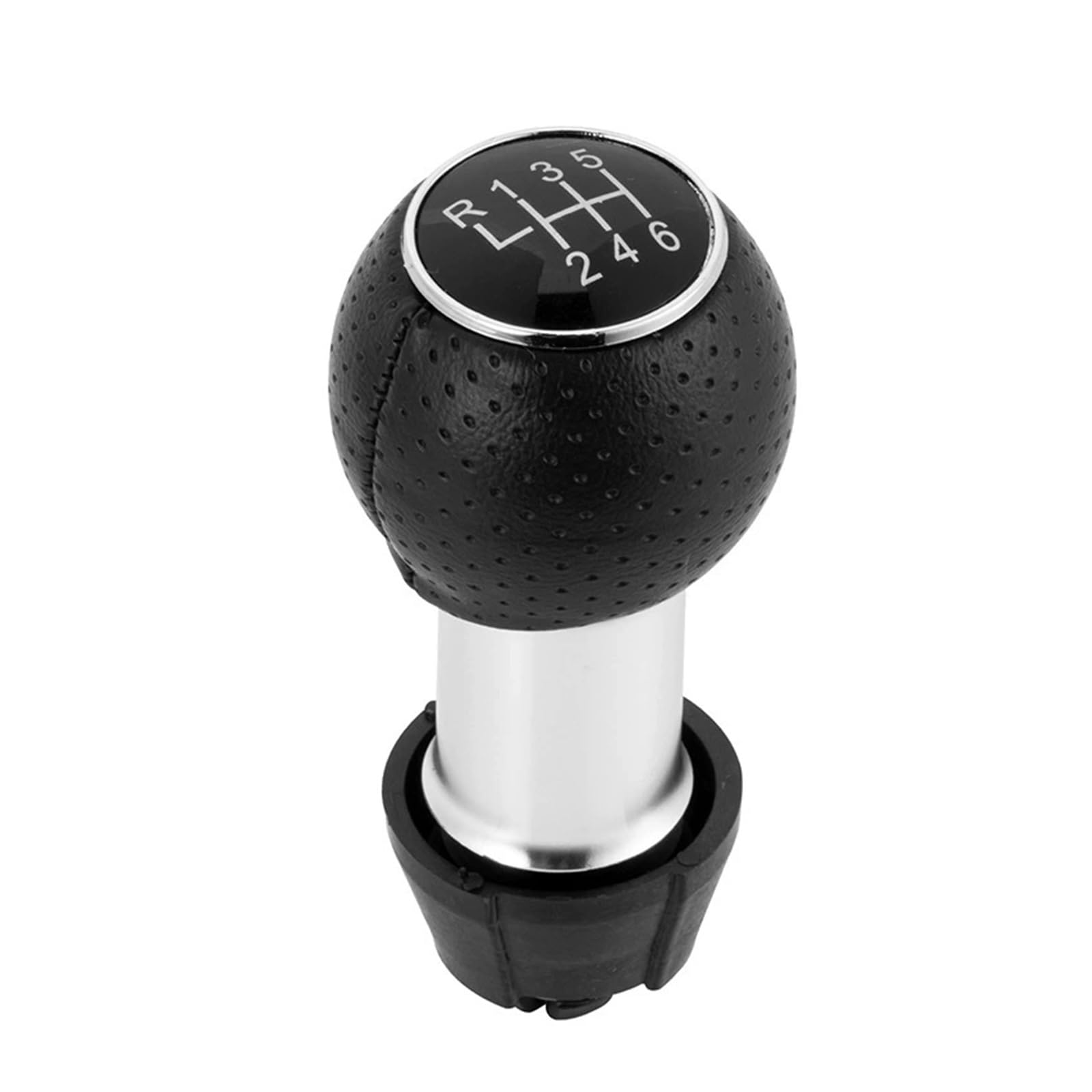 Glblpexelr R123456 For A3 S3 2000 2001 2003 Gear Knob Replacement Abs Plastic/Pu Leather