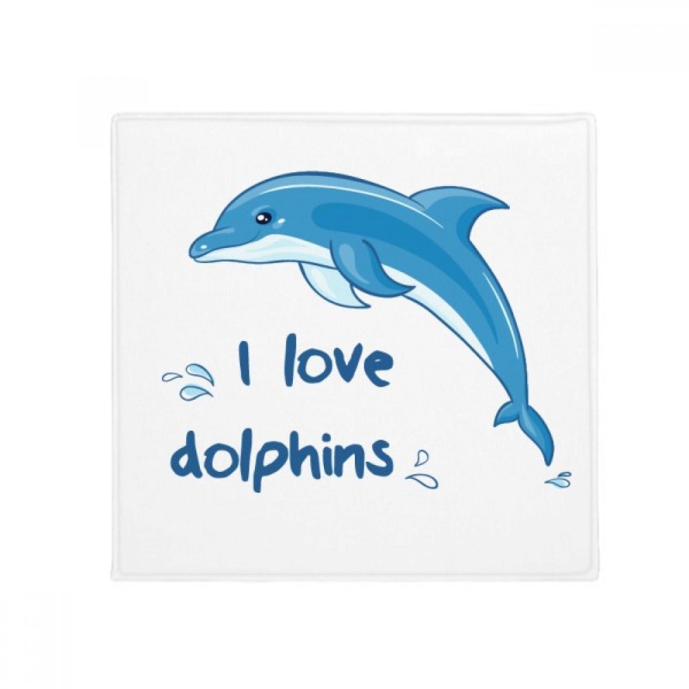 Tapis de sol dauphins illustrés, une idée cadeau originale de 80cm