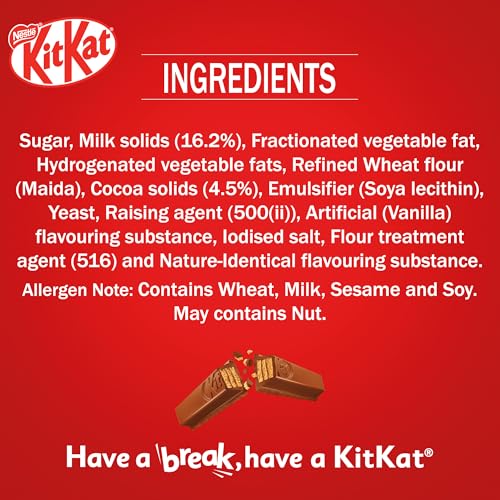 Image of KIT KAT 3 Fingers, Choco Coated Wafer Bar, 28.5g