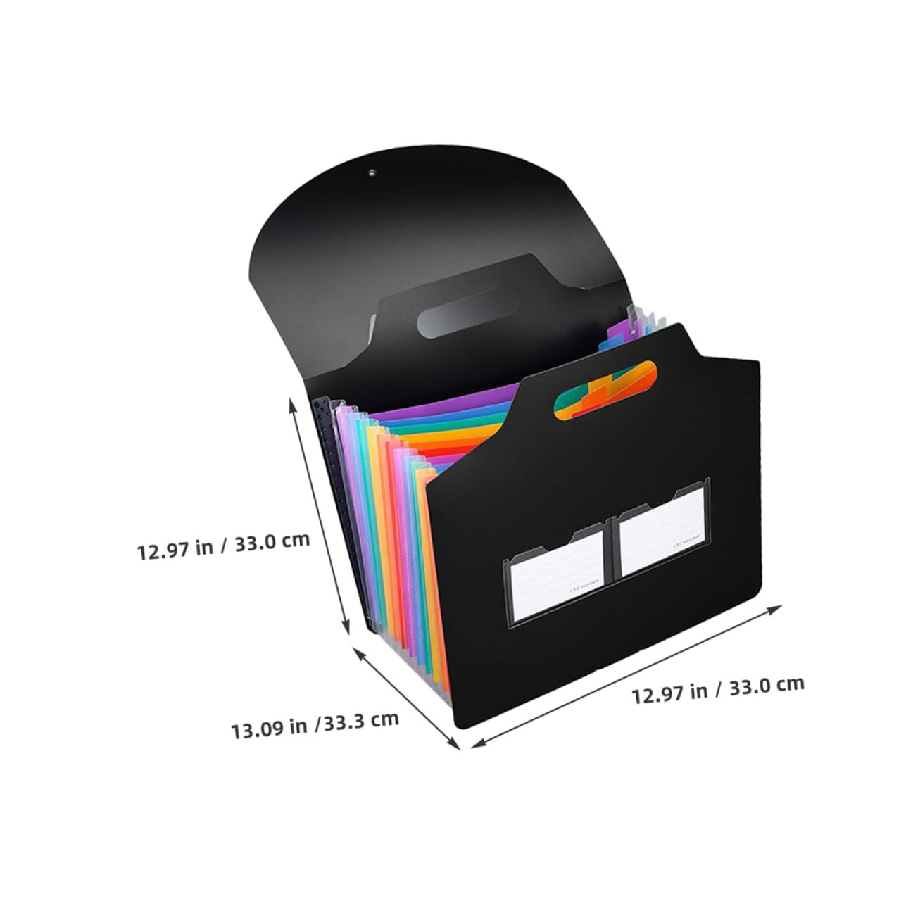 jojofuny 3 Pezzi Cartellina Portadocumenti Portatile Scomparti Organizer File con Tasche Borsa Leggera per Ufficio e Casa per Contratti e Fatture
