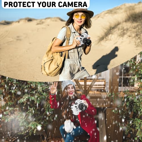 Funda para cámara Sony A7SIII silicona protectora blanco miniatura 5