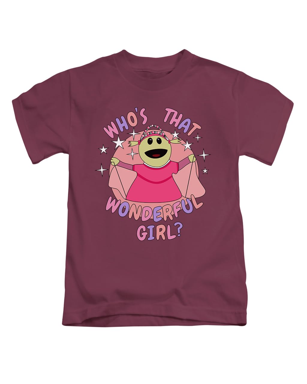 New Spirit Original Whos That Wonderful Girl Mona nanalan Tee T-Shirt Funny Unisex T Shirt Top Maroon