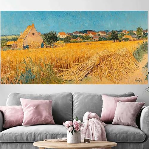Diamond Painting grand format pour chasser le stress avec un paysage 5D en strass