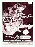 Santana at Hollywood Bowl LA 1999 - Poster cm 30 x 40 cm