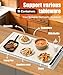 Food Warming Mat with Heat-Resistant Pad, 26X15 Inch, 6-Level Temp 6-Hour Timer, Child Lock Safety,Food Warmer Chafing Dishes for Buffet.