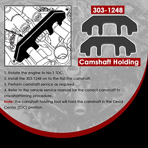 303-1248 303-1530 Camshaft Holding Tool And Chain Tensioner Set Compatible With Otc 6682 Fit For Ford 3.5L 3.7L 4V Engines #TOP3