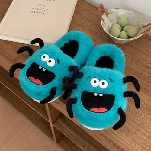 XIXITIAO Spiderman Slippers,Halloween Slippers for Women Men,Halloween Shoes,Warm Spooky Lantern Pumpkin Cozy Soft Memory Foam House Shoes3