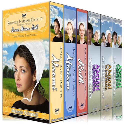 Amish Romance 6-Book Boxed Set Bundle Audiolibro Por Melanie Schmidt arte de portada