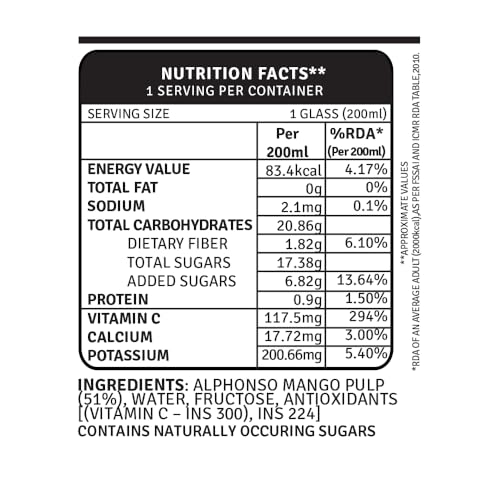 Image of RAW Pressery Alphonso Mango Juice | Fruit Juice | Not from Concentrate | Mango Drink | 200ml