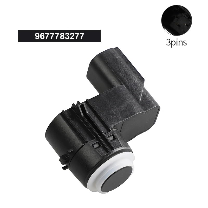 PDC capteur d'aide Compatible avec Peugeot 5008 2009 2010 2011 2012 2013 2014 2015 2016 Capteur de stationnement PDC 9677783277 9677782980 9677782977 9664027977 6590JE pièces de voiture ( Color