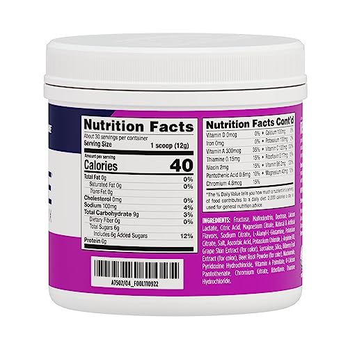 Image of AdvoCare Rehydrate - Electrolyte Drink Mix - Includes Magnesium, Sodium, Potassium & Calcium - Antioxidant & Amino Acid Fortified - Supports Hydration & Recovery - Grape, 12.7 oz