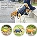 LAROTSUBA Dog Lift Harness,Dog Assistance Strap,Pet Support & Rehabilitation Sling Lift,Adjustable Padded Breathable Straps for Senior,Joint Injuries,Disabled Dogs Navy Blue