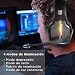 Cascos Gaming PS4, 4 Modos de Iluminación RGB y Orejeras Giratorias de...
