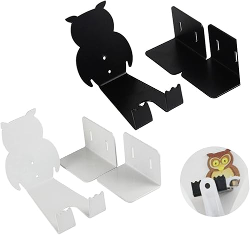 Miniatura 4 de Kisangel Soporte de bicicleta 1 juego soporte de montaje en pared para bicicleta negro suministros creativos percha gancho soporte de almacenamiento